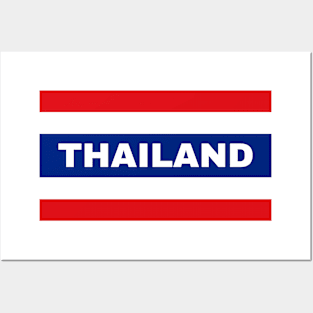 Thailand in Thai Flag Posters and Art